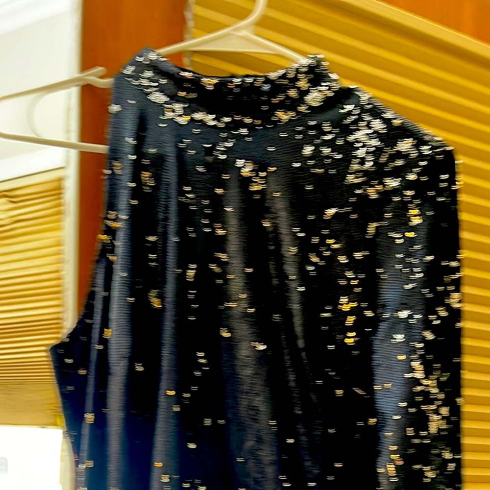 Beautiful brand new fashion nova sequined assymetrical off shoulder dress